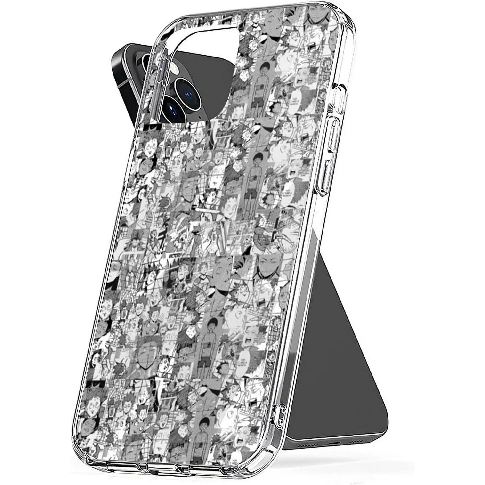 Phone Case Tendou Satori Cover Collage TPU Accessories Shockproof Compatible with iPhone SE 7 8 X XR 11 12 13 14 15 16 Plus Mini Pro Max Samsung Galaxy Note S9 S10 S20 S21 Ultra Plus Smartphone Protective