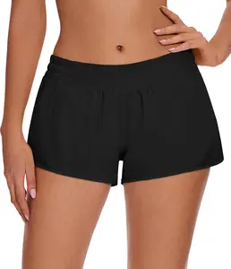 Athletic Running Shorts for Women with Zipper Pocket,Soft Lightweight Gym Workout Shorts with Mesh Liner Quick Dry