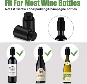 Wine merchant gift, food grade material, press type fresh-keeping plastic, vacuum red wine stopper