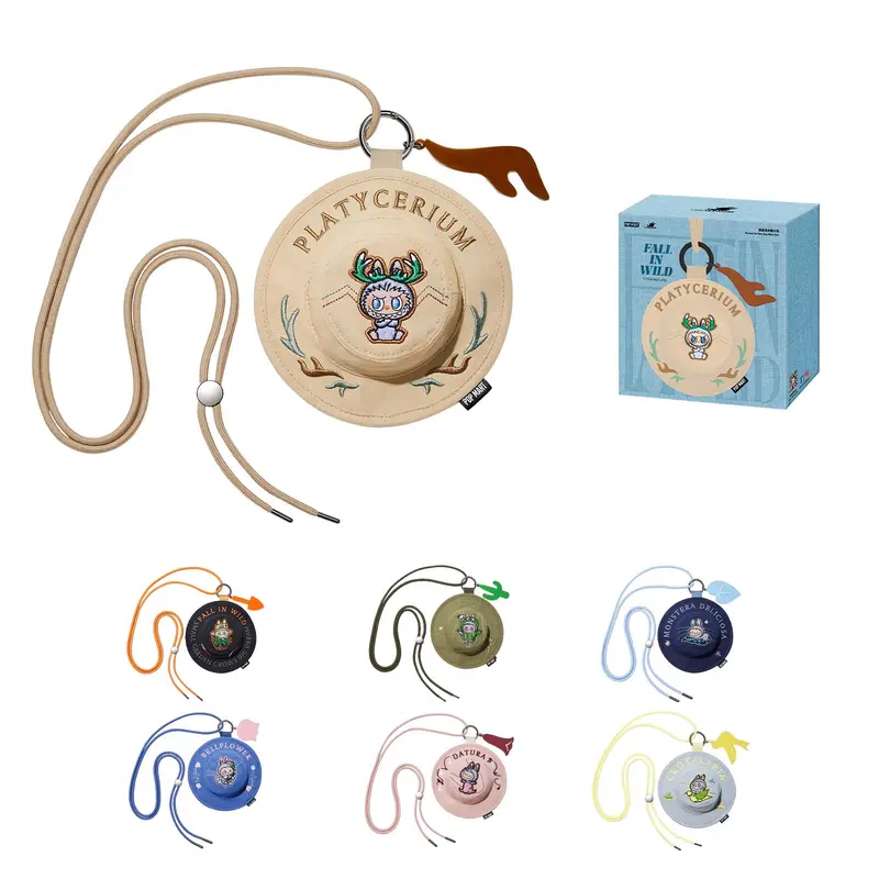 POP MART THE MONSTERS FALL IN WILD SERIES-Bucket Hat Mini Bag, Blind Box, Mystery Box