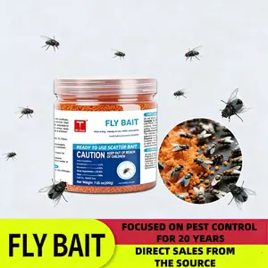Ready-to-Use Fly Bait Granules, Fast-Acting Fly Killer with Attractants, Effective Fly Control for Indoor & Outdoor, Farm, Home, Barn Use