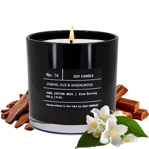 Jasmine, Oud & Sandalwood |  9 Oz. Jar Candle Decor