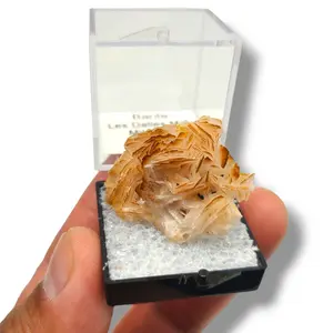 Barite Les Dalles Mine - Moroccan Treasures in Display Cases
