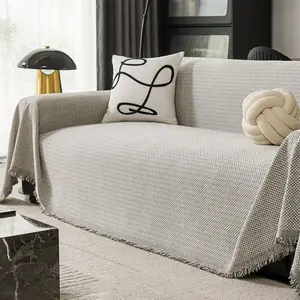 Anti-Cat Scratch Sofa Cover Protector, Style Full Coverage Universal Cushion Cover, Seasonal Use All-Season Sofa Blanket