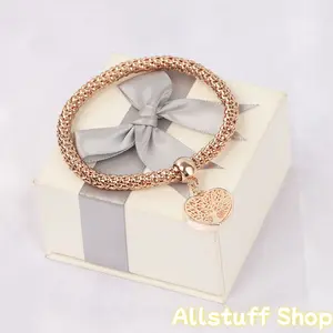 Set of 3 Stylish Tree of Life Bracelets