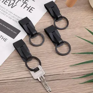 4pcs Belt Key Clip Metal Belt Key Holder Keyring Keeper for Man & Woman Home Office Supplies