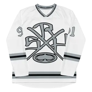 Spaded Hockey Jersey (White)