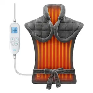 iDOO Heating Pad | Valentines Day Gift | Perfect Gifts for Her Women Men Elderly | 3 Sizes (24x37 XXL King/24x33/21x22) | Soothing Heat Therapy for Fast Neck, Shoulder & Back Pain Relief