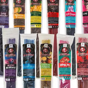 Blunt Black Jumbo Hand Dipped 19" Incense Sticks 30-Stick Packs for Relaxation and Aromatherapy