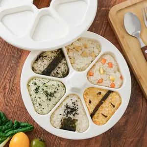Six-In-One Sushi Box Rice Mold, Perfect for Making Delicious Sushi at Home, Ideal Kitchen Tool for Easy Cooking, Essential Cooking Accessory