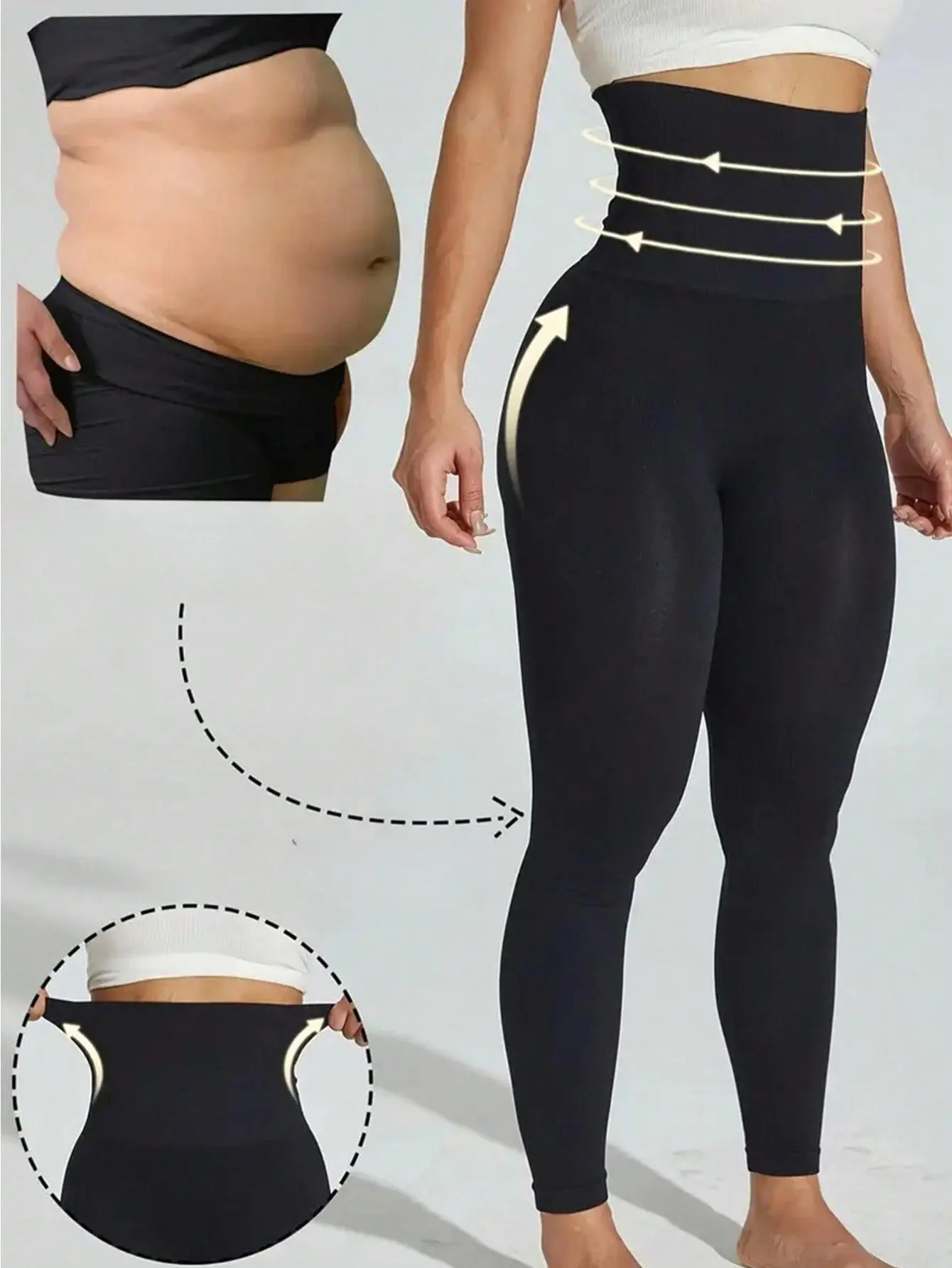 Women's High Waist Tummy Control Yoga Pants,Slimming & Butt Lifting, Elastic Nylon SportsTight Fit, Non-Transparent, Perfect for Exercise &Casual Wear, High Compression Leggings,Athletic Bottoms, Fitness Clothes, GymSportswear Bottoms