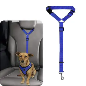 Adjustable Pet Car Seat Belt, Durable Dog Safety Harness, Comfortable Cat Restraint, Secure Vehicle Accessory for Small Animals