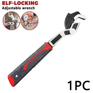 Multifunctional Self-locking Pipe Wrench Set, 1 Count Universal Wrench Tool for Car Bicycle Plumbing Repairs, Maintenance Tool for Valves Pipes Installation