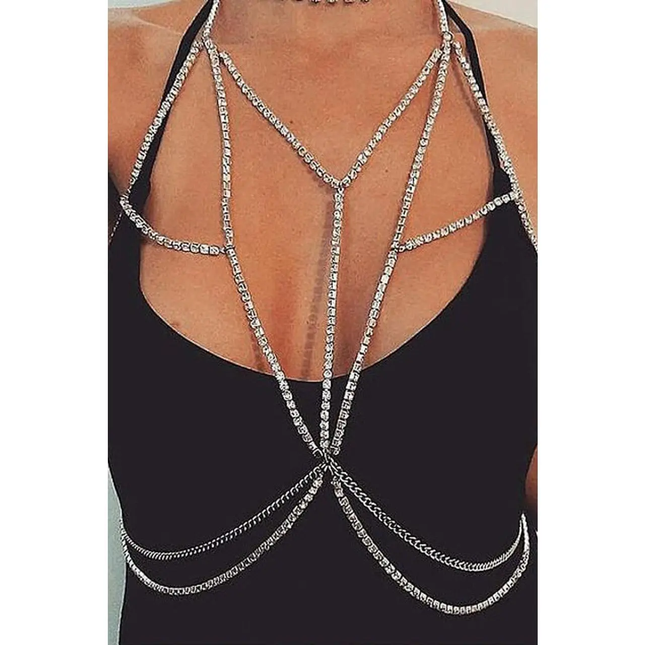 Ultra Strappy Body Chain Harness