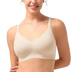 HSIA Tiya CloudSoft Jelly Wireless Comfort Buttery Soft Wire Free Seamless No Underwire Full Coverage Supportive T-shirt Bra Everyday Bra