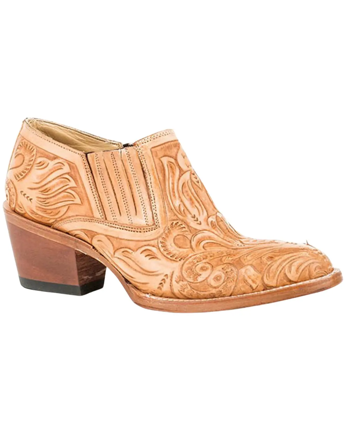 Stetson Women's Women'S Nina Western Booties Round Toe - 12-021-7501-1293 Br