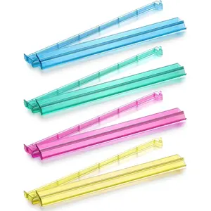 Mahjong Racks with Pushers 4PCS Set Majiang Tile Holder Acrylic Mahjong Racks Accessories Durable