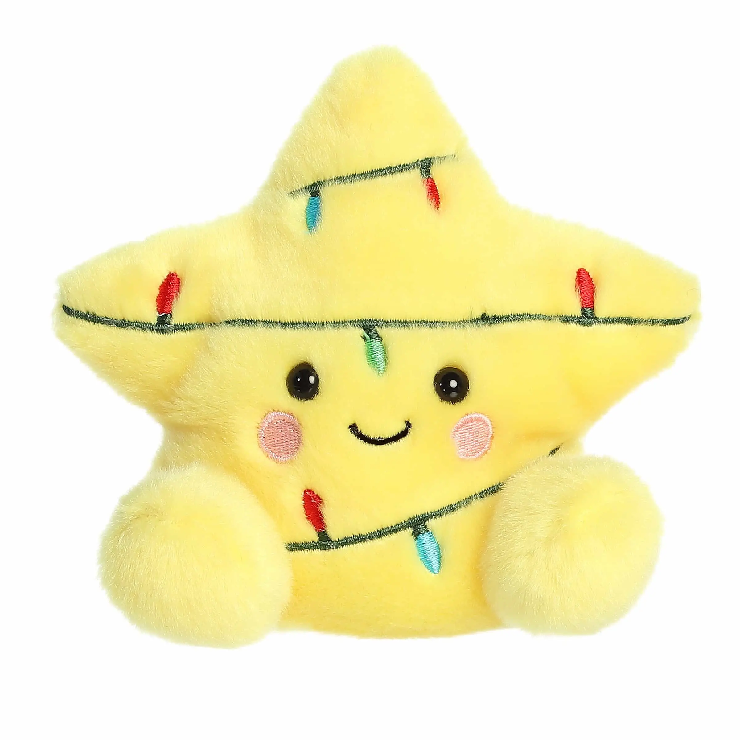 Palm Pals Festive Navi Star Topper 5 inch Yellow Mini Soft Plush Collectable Stuffed Animal