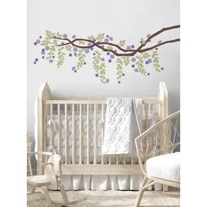 Cherry Blossom Branch Vines Decal