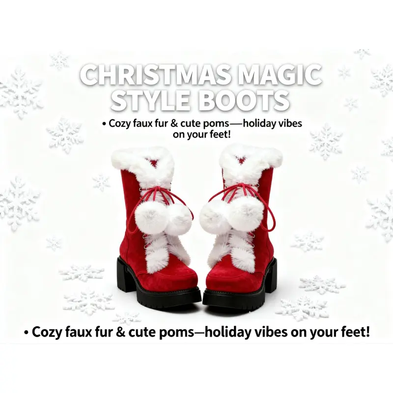 Wear Christmas on your feet!  #HolidayOOTD #FestivalBoots