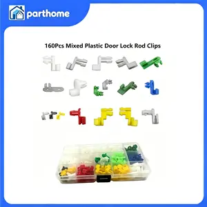 160Pcs Mixed Car Door Lock Rod Clips Fasteners Retainers Rivets Assortment Kit