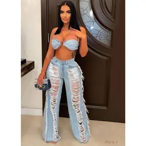 Denim Diva Pants Set