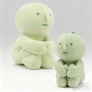 Soft Cuddly Mysterious Little Man Plush Doll Huggable Mini Keychain Hangable Bag Accessory Decor Collectible Gift for All Ages