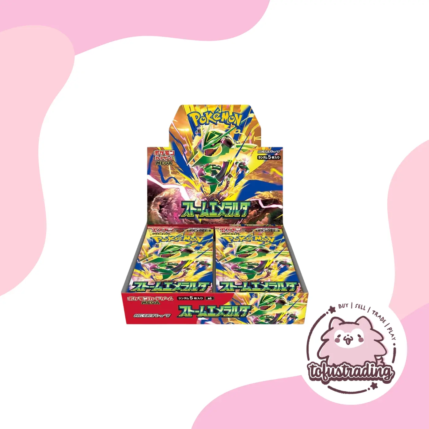 Pokemon TCG JP: Storm Emeralda Booster Box - (M6)