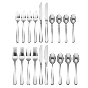 Lenox  Pearl Platinum Flatware 2 Set, 9.25 in. - 20 Piece
