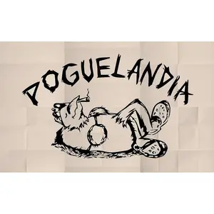 Poguelandia Chicken Flag Tapestry - Funny Outer Banks Pogue Life Flag 40x60inch ,Polyester Banner for College Dorm Room Bedroom Outdoor Parties Decor with Brass Grommets