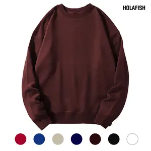 Holafish Womens Oversized Sweatshirts Hoodies Fleece Crewneck Sweaters Casual Tops Comfy Fall Fashion Outfits Winter Clothes 2025