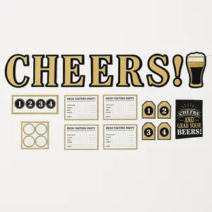 Beer Tasting Birthday Party Decorating Kit