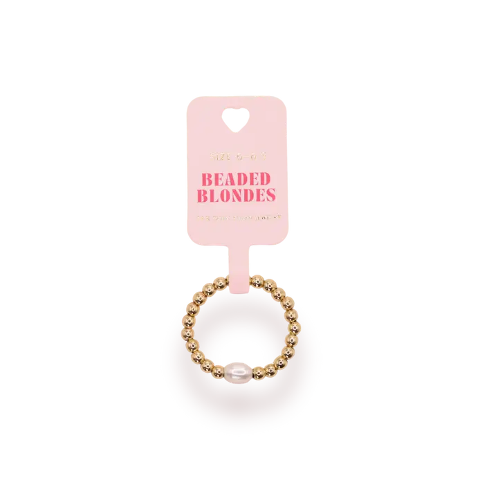 Haley Pearl Ring in Gold