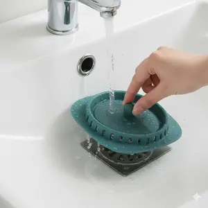Silicone Odor-Proof Drain Cover, Universal Bathroom Kitchen Sink Stopper, Washable Mold-Proof Clog Prevention, Strong Seal Anti-Backflow Insect & Smell Barrier, Reusable Drain Protector