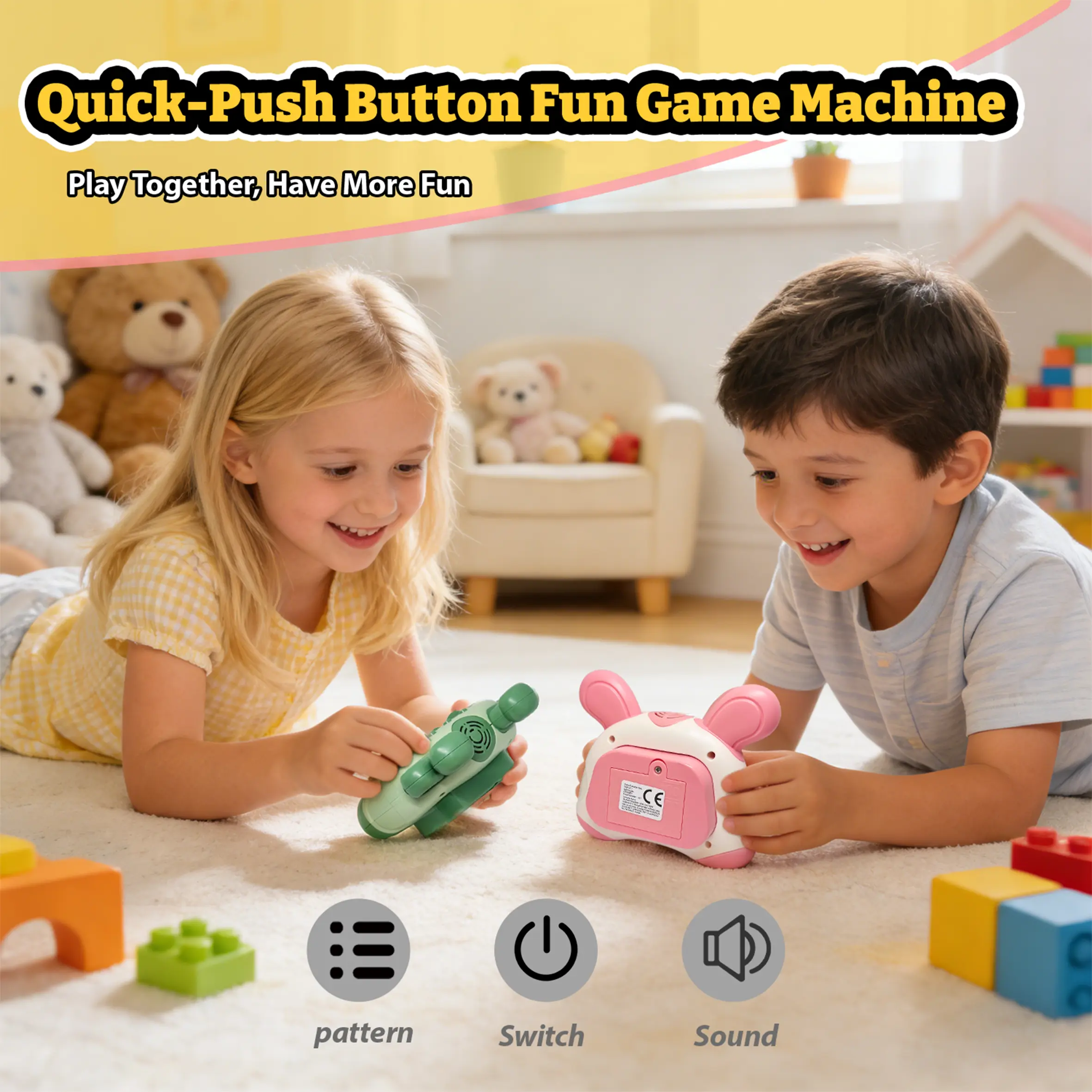 Educational Press game with cute animals, stress-relieving whack-a-mole toy game machine.,Spider,Web,Shooter Toy Set,Soft,Rubber,Rattlesnake Figurines,fushigi,ball,halloween,party,costume,Holiday,Pattern,Projector,Flashlight