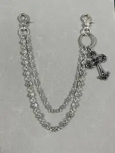Vintage Cross Pants Chain Wallet Chain Hip Hop Punk Denim Jeans Chain Pocket Chain Men Keychain Bag Holder Unisex Keychain Jewelry