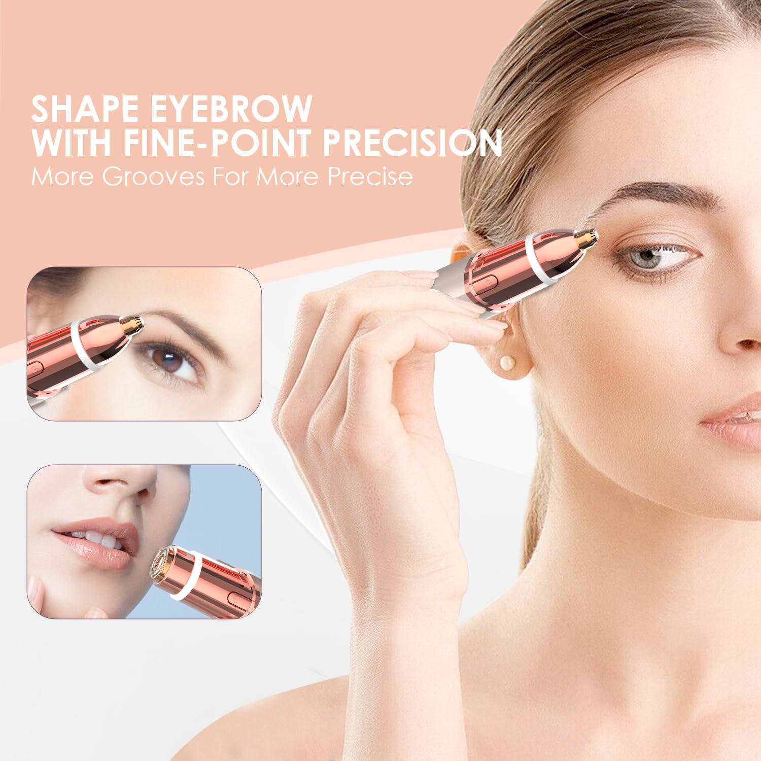 2 in 1 Facial & Eyebrow Hair Trimmer, Electric Eyebrow Trimmer, Lip Facial Body Hair Removal Tool, Facial Hair Care Tool, Electric Shaver Women, Eyebrow, Epilator Hair Remover,father'sdaygifts,summerhairstyles,dorm essentials 2 in 1 Facial & Eyebrow Hair Trimmer, Electric Eyebrow Trimmer, Lip Facial Body Hair Removal Tool, Facial Hair Care Tool, Electric Shaver Women, Eyebrow, Epilator Hair Remover,father'sdaygifts,summerhairstyles,dorm essentials