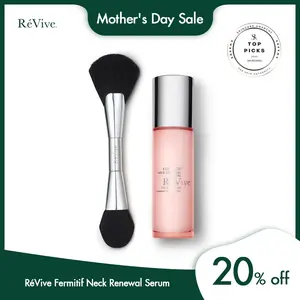 RéVive Fermitif Neck Renewal Serum / Firming Treatment - Restores Skin's Elasticity, Smooth Fine Lines & Boost Collagen - Enriched with Signature Bio-Renewal & Bio-Firming Peptides, Includes Dual Ended Applicator Brush (50 ml/1.7 oz)