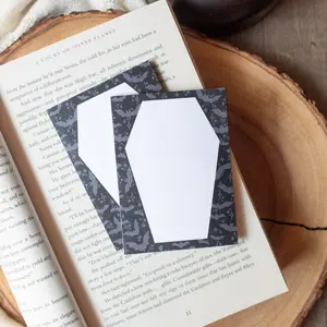 Spooky Coffin 3x4 Post-it | 50 Self-Adhesive Pages | Authentic 3M Post-It Notepad