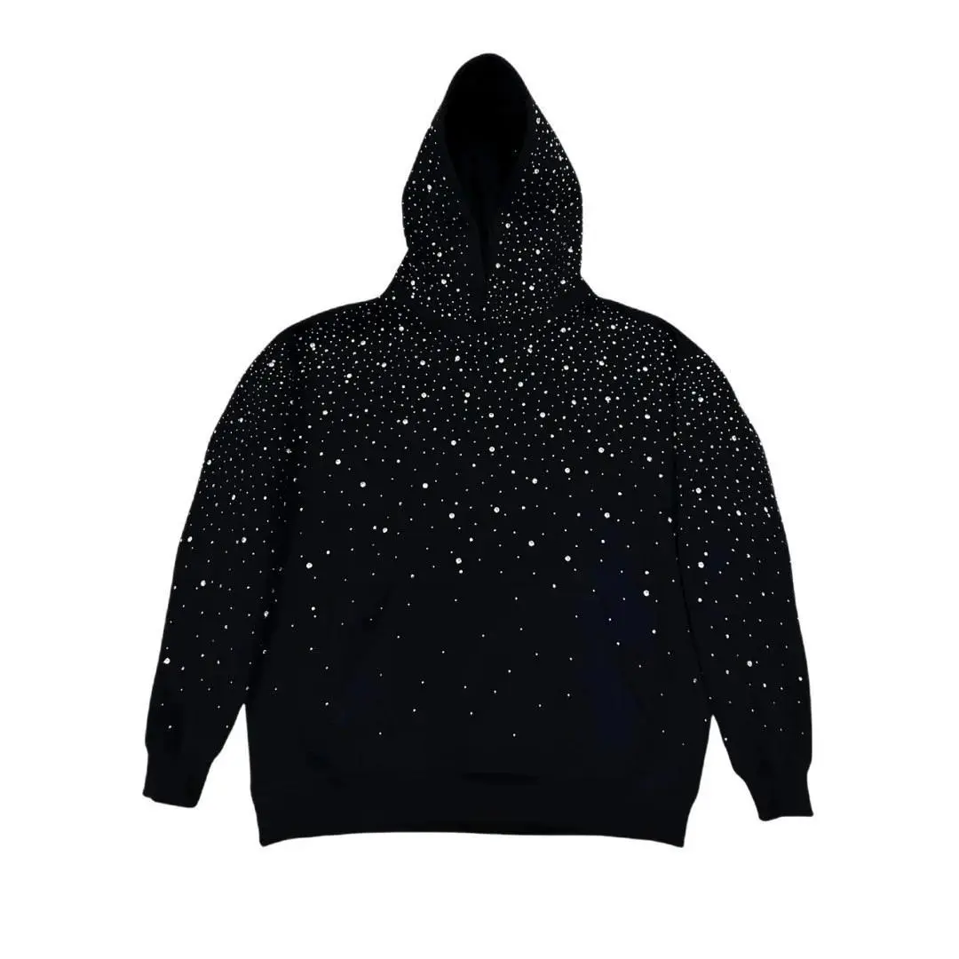 Rhinestone Pullover Hoodie Vintage Washed Unisex Y2K Loose Fit Fall Fashion with Pockets Casual Menswear Black Long Sleeve Top Stylish Outfit#DiamondHoodie#RhinestoneClothing#StarRhinestoneHoodie#BlackSparkleHoodie#BedazzledHoodie#CrystalHoodie#Flee