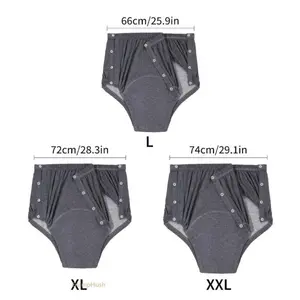 2026 New Old Money Minimalist 1/2Pcs Reusable Incontinence Underwear, Waterproof Absorbent Leak Proof Care Pants, Practical Protective Wear for Elderly & Bedridden Users