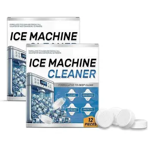 Ice Machine Cleaner Maker Descaler - 24 Clean Tablets for Ice Machine, Compatible with Opal, , Helps Remove Hard Water and Mineral Buildup for -Tasting Ice
