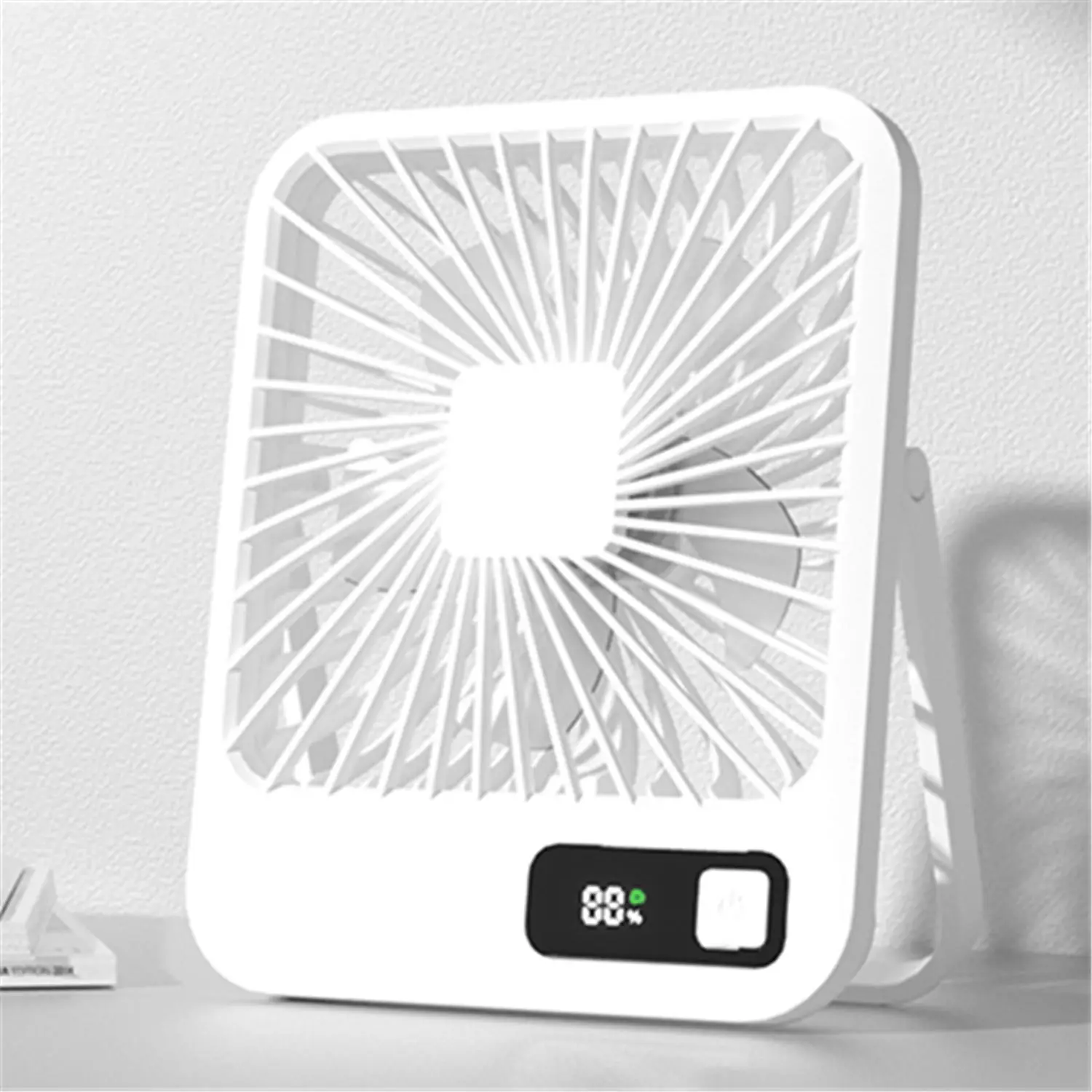 USB Powered Cooling Fan, 5 Speeds Adjustable Desktop Fan, Portable Personal Fan, Quiet Design Small Fan for Home Office Desktop, Body Cooling Fan, Por