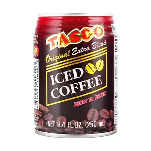 TASCO Thai Iced Coffee Drink 250ml - Authentic Bangkok Style Brewed Coffee, Ready to Drink, Rich & Smooth Flavor