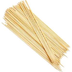 Skewers 12 Inch for Grilling, Kebab, Fruit, Marshmallow Roasting - 100 Skewers Per Pack