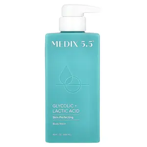 Medix 5.5 Body Wash, Skin Perfecting, Glycolic + Lactic Acid, 15 fl oz (444 ml)