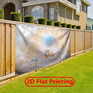 1pc 2D Flat Bear Backdrop_ Versatile Photo Booth Prop_ Baby Shower and Birthday Party Decorations - Photography Backdrop - large Photographic Cloth, Outdoor and Indoor Party Banners, Perfect for Holiday Parties,