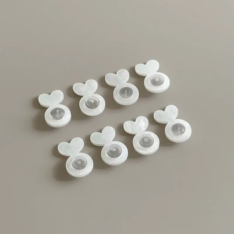10-Pc Transparent Silicone Earring Lifters, Ultra-Light Invisible Jewelry Adjusters, Prevents Sagging for Heavy Statement Earrings, Delivers All-Day Comfortable Secure Fit