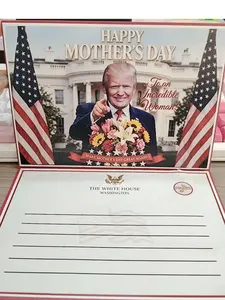 Funny Trump Mother’s Day Greeting Card - Make Mother’s Day Great Again Gift for Mom, Wife & Grandma - Premium 5x7 Presidential Style Stationery with Red Envelope