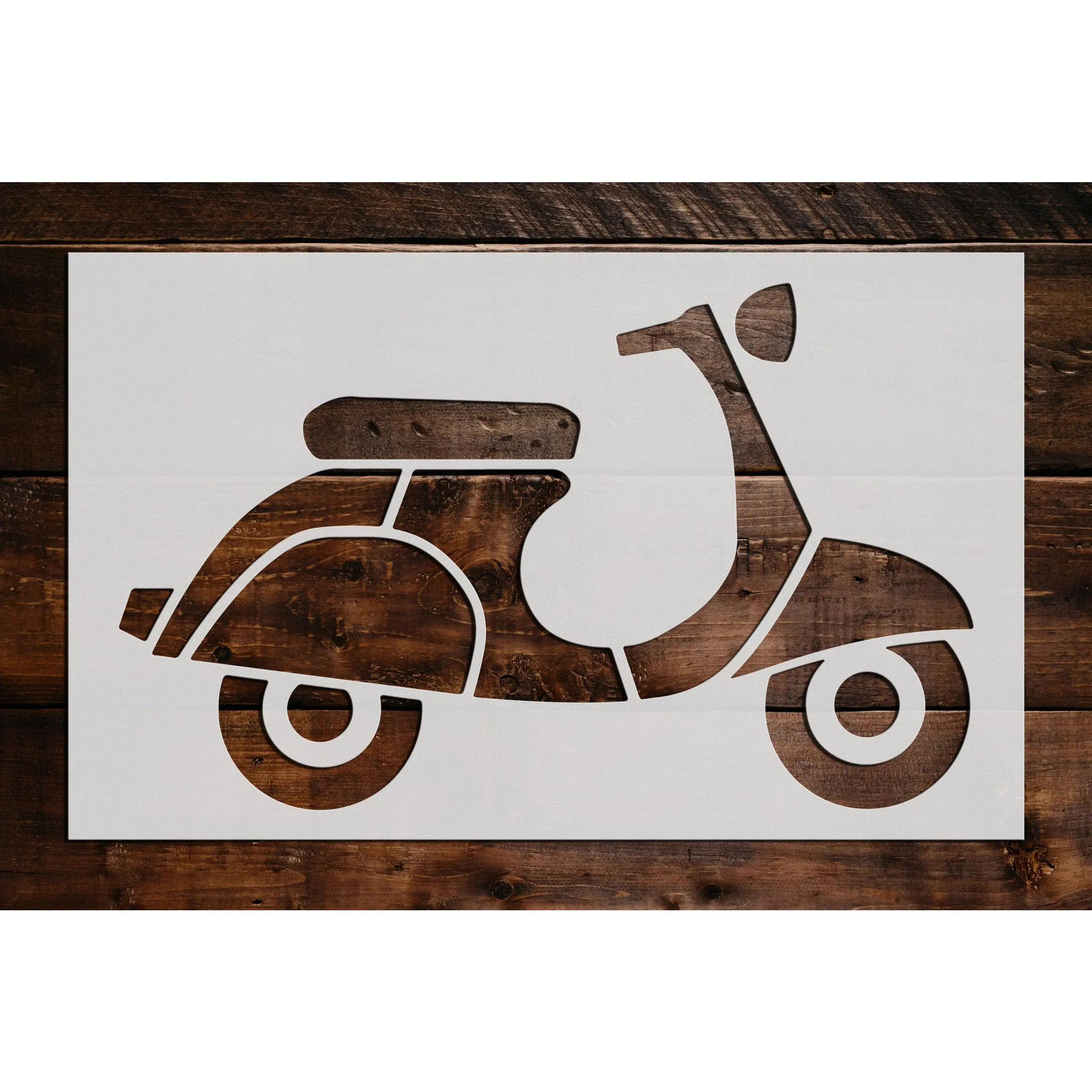 Scooter Stencil - Art and Wall Stencil